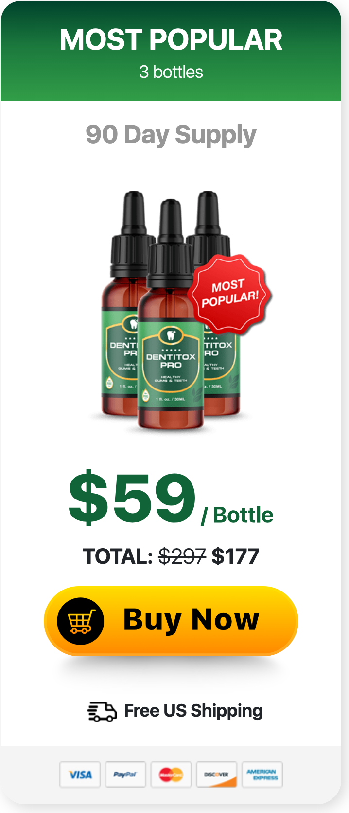 Dentitox Pro 90 day supply